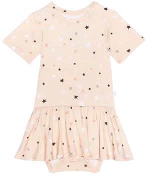 Posh Peanut Stars S/S Twirl Skirt Bodysuit