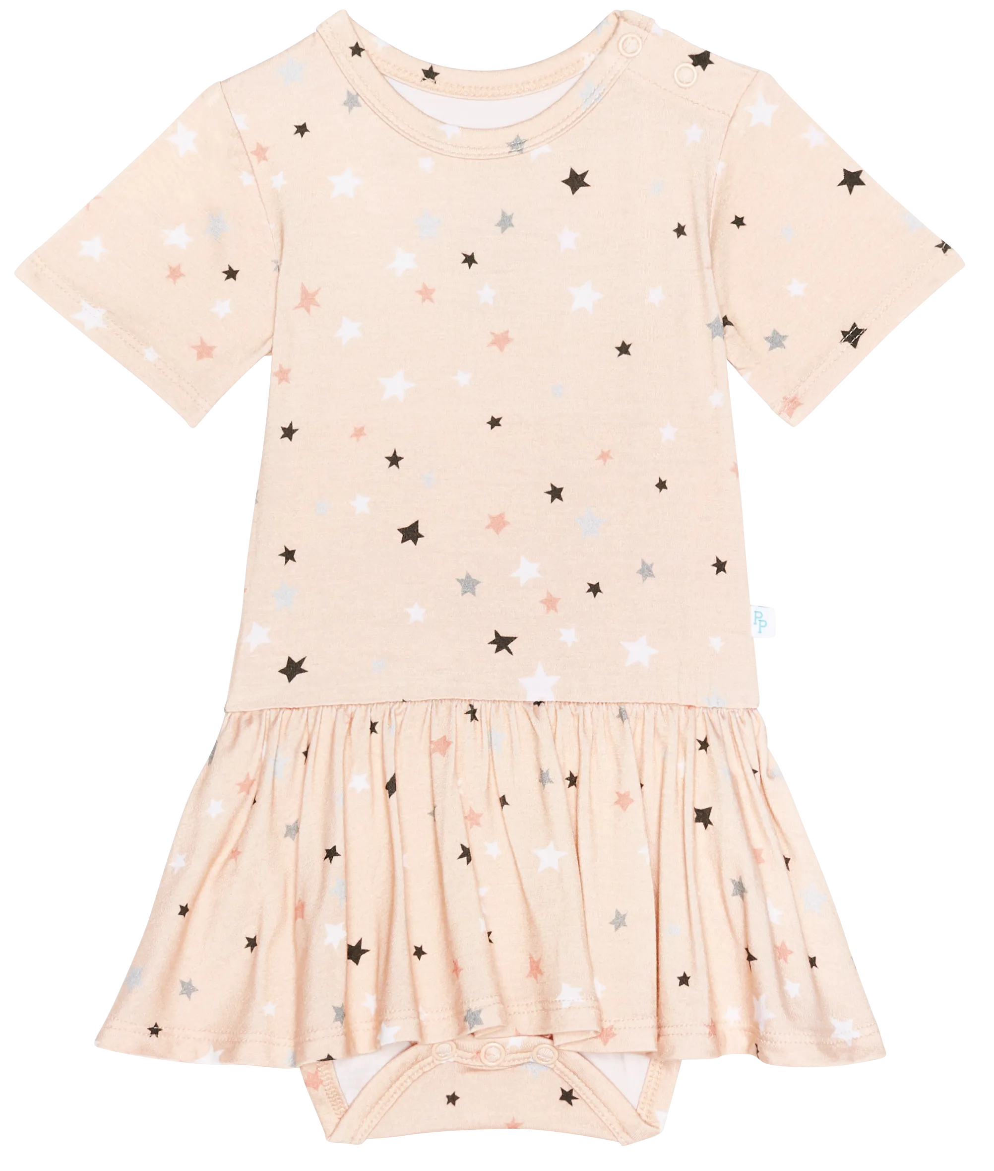 Posh Peanut Stars S/S Twirl Skirt Bodysuit