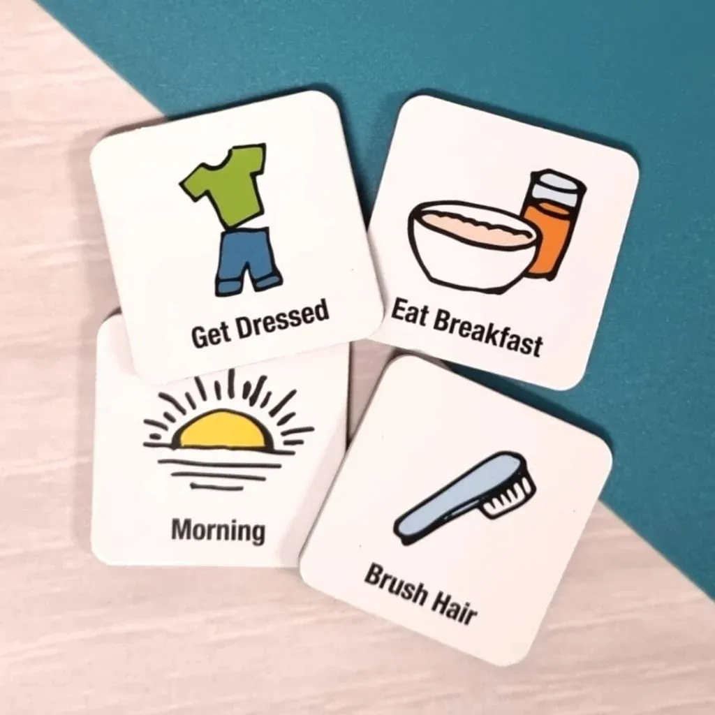 Preppd Kids Morning & Evening Magnetic Routine Chart (A4)