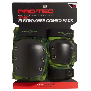 Protec Street Knee/Elbow Red Pad Set