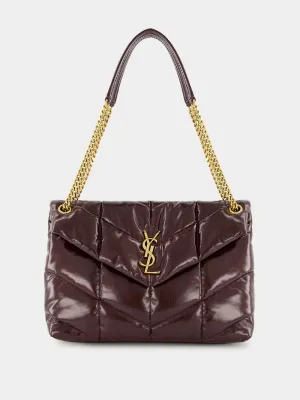 Puffer Crinkled Medium Leather