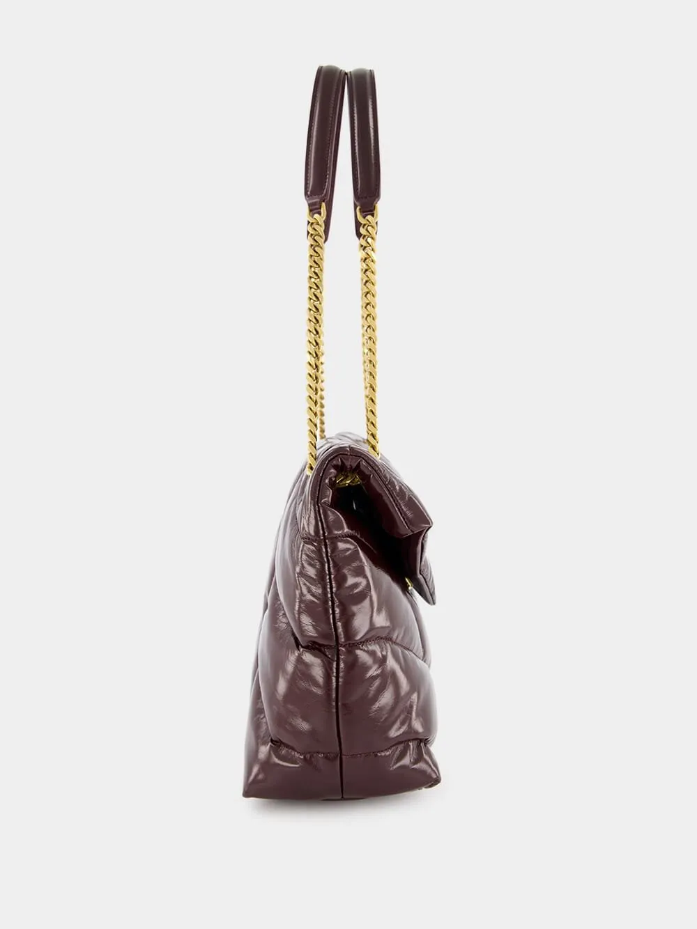 Puffer Crinkled Medium Leather