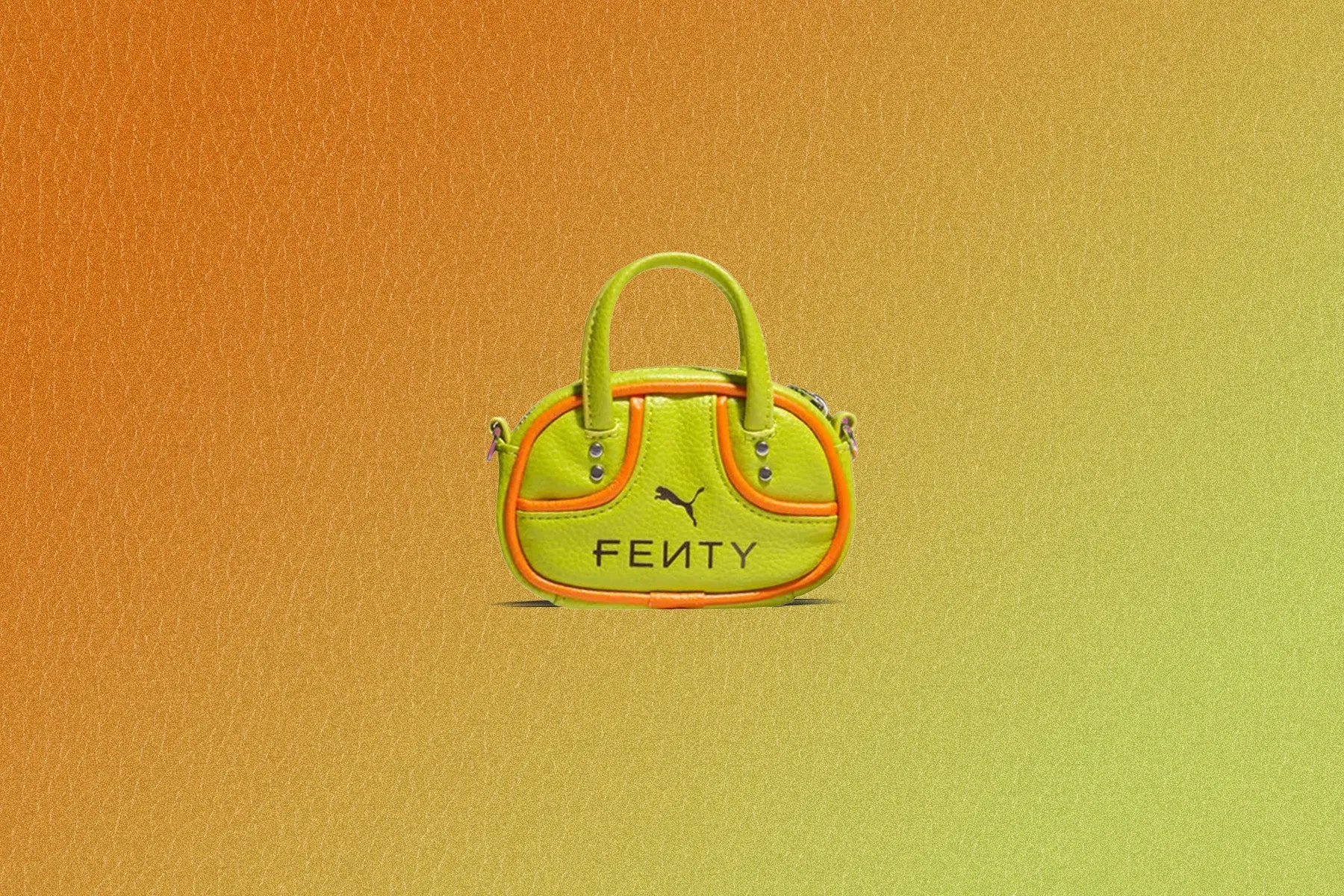 Puma x Fenty Pocket Grip Bag - Lime Sheen/Pumpkin Pie