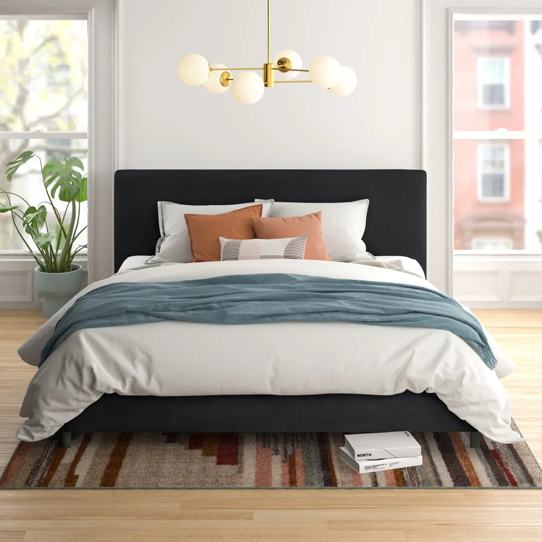 Pyburn Upholstered Low Profile Platform Bed Mercury Row® Color: Milano Elephant Size: Queen