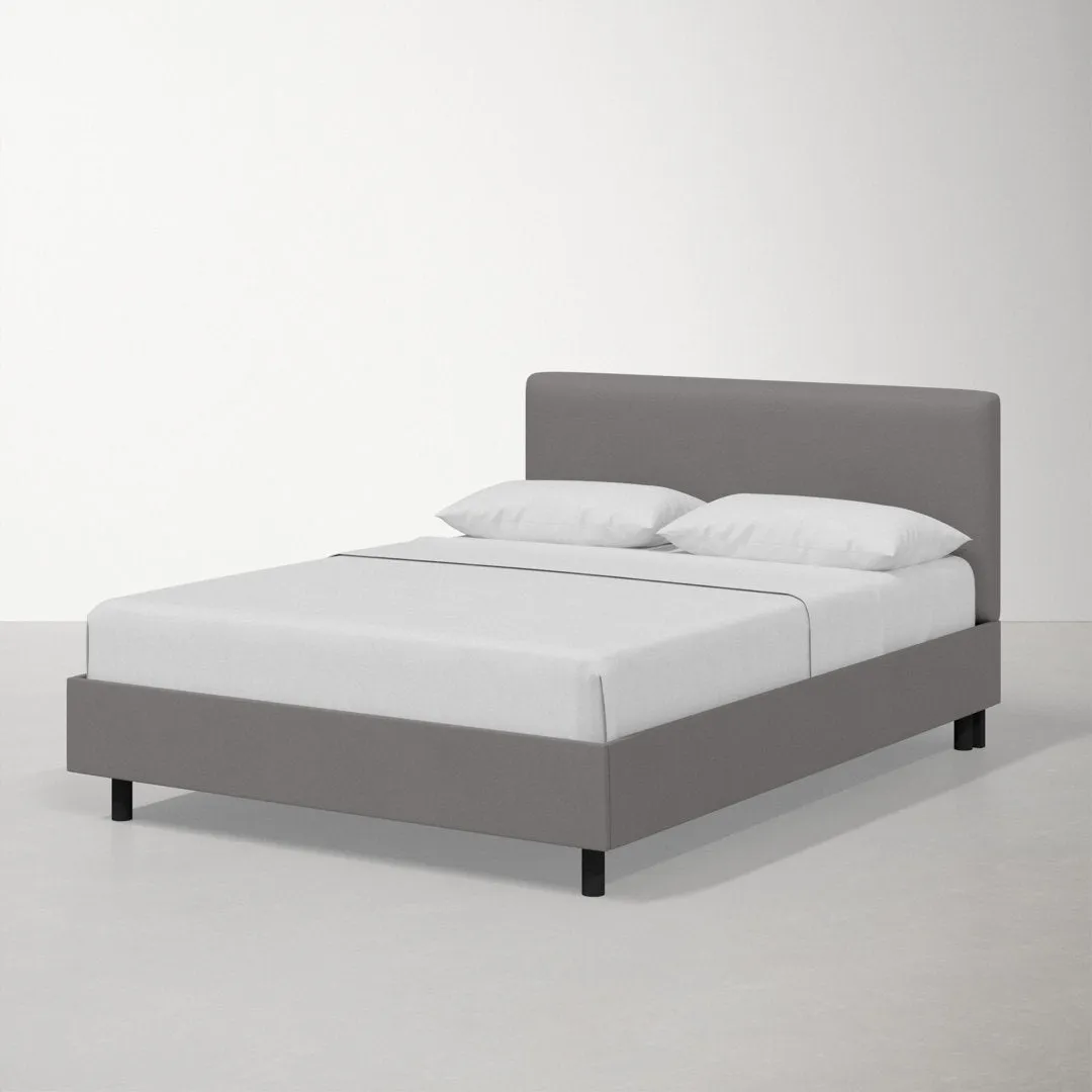 Pyburn Upholstered Low Profile Platform Bed Mercury Row® Color: Milano Elephant Size: Queen