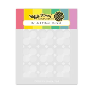 Quilted Petals Stencil
