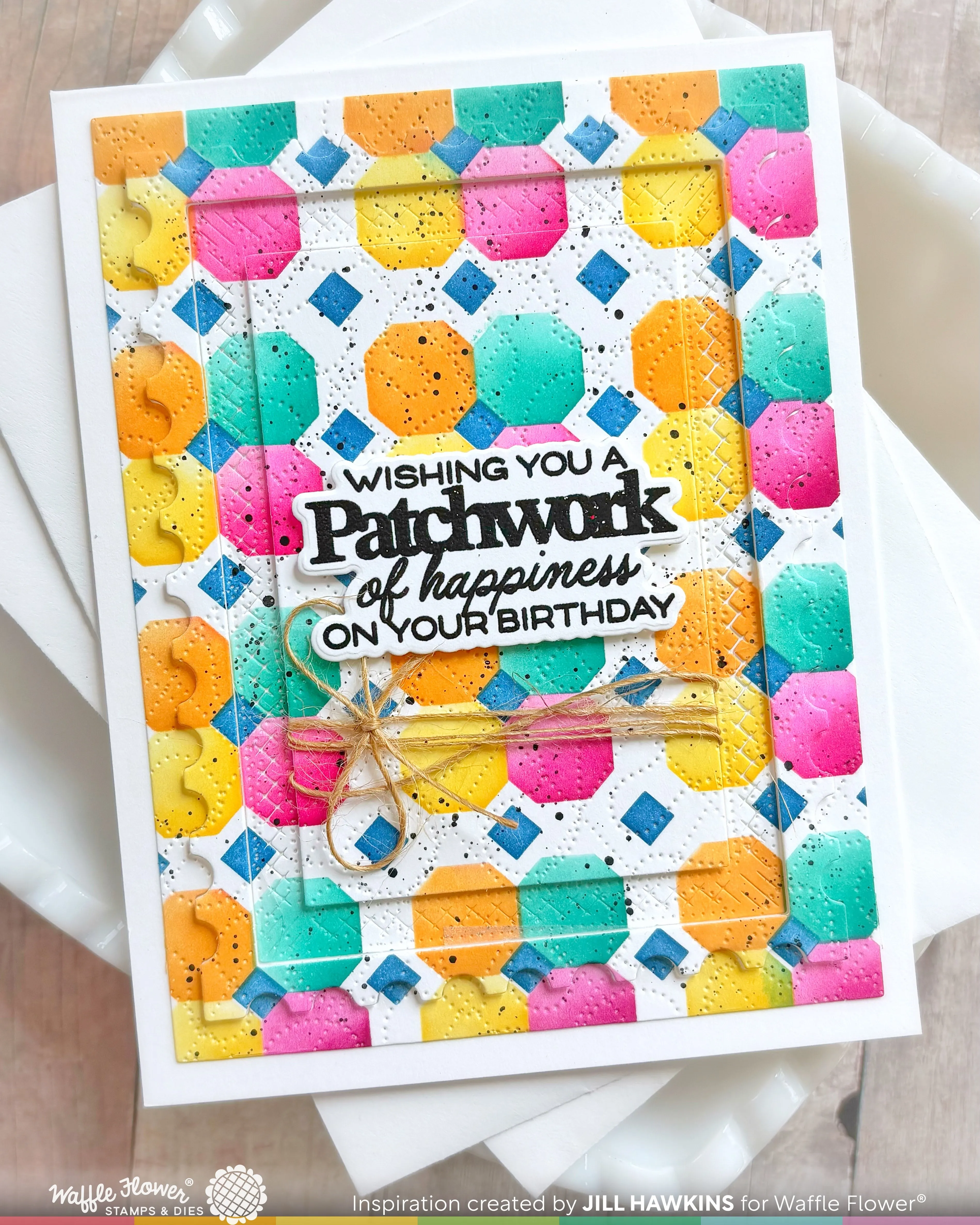 Quilted Petals Stencil