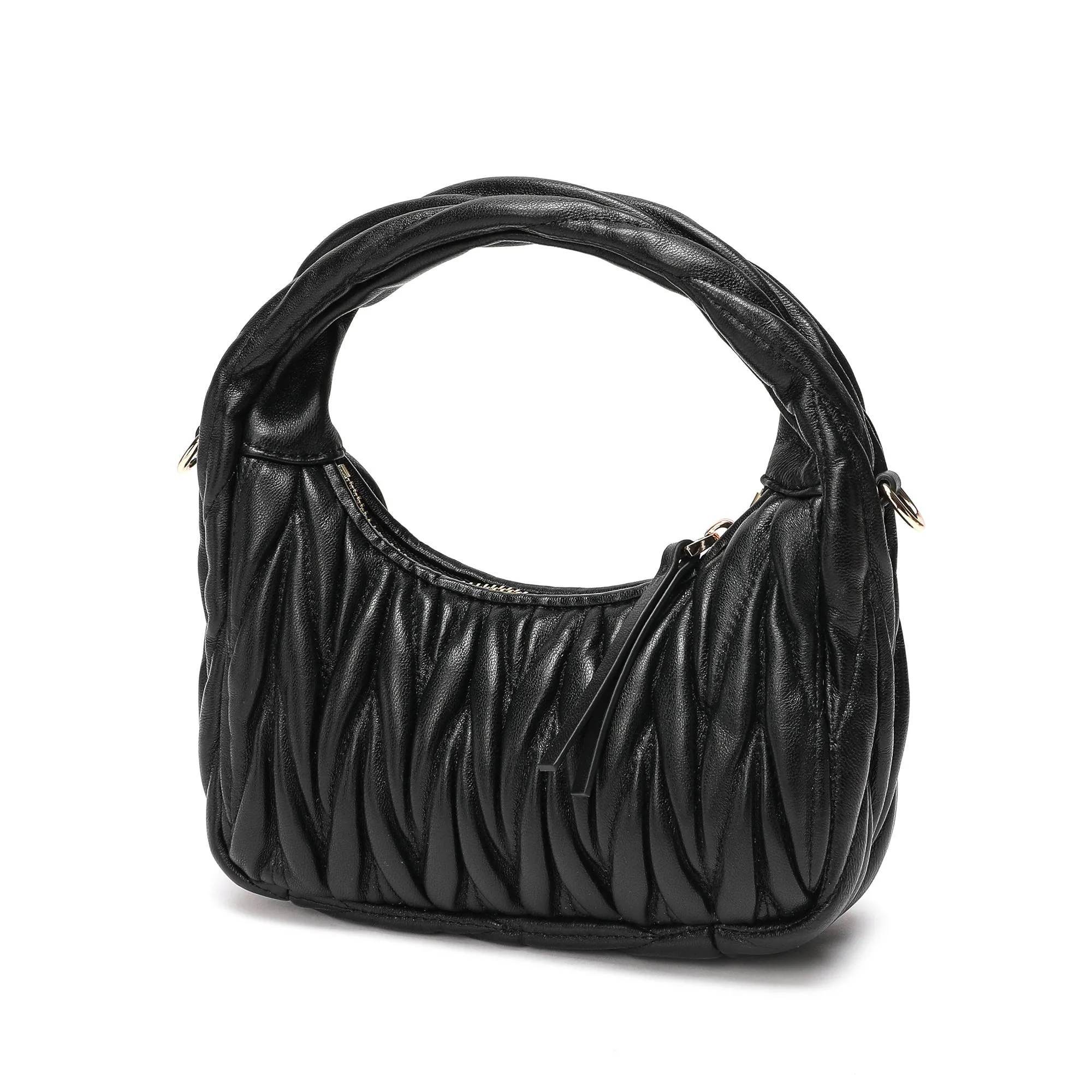 Quilted Sheepskin Leather Crossbody