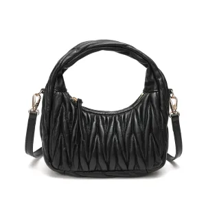 Quilted Sheepskin Leather Crossbody