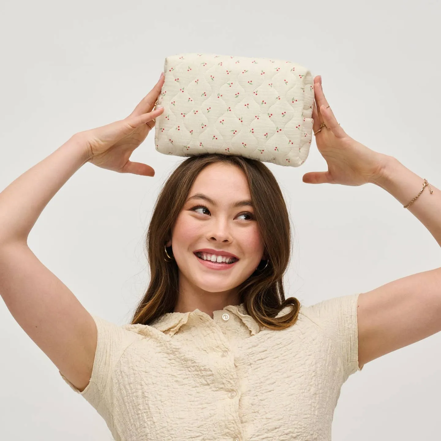 Quilted Toiletry Bag