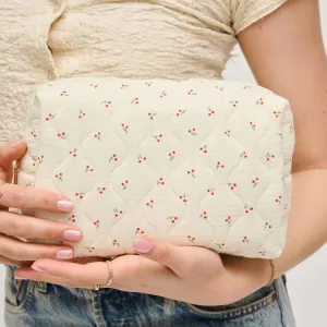 Quilted Toiletry Bag