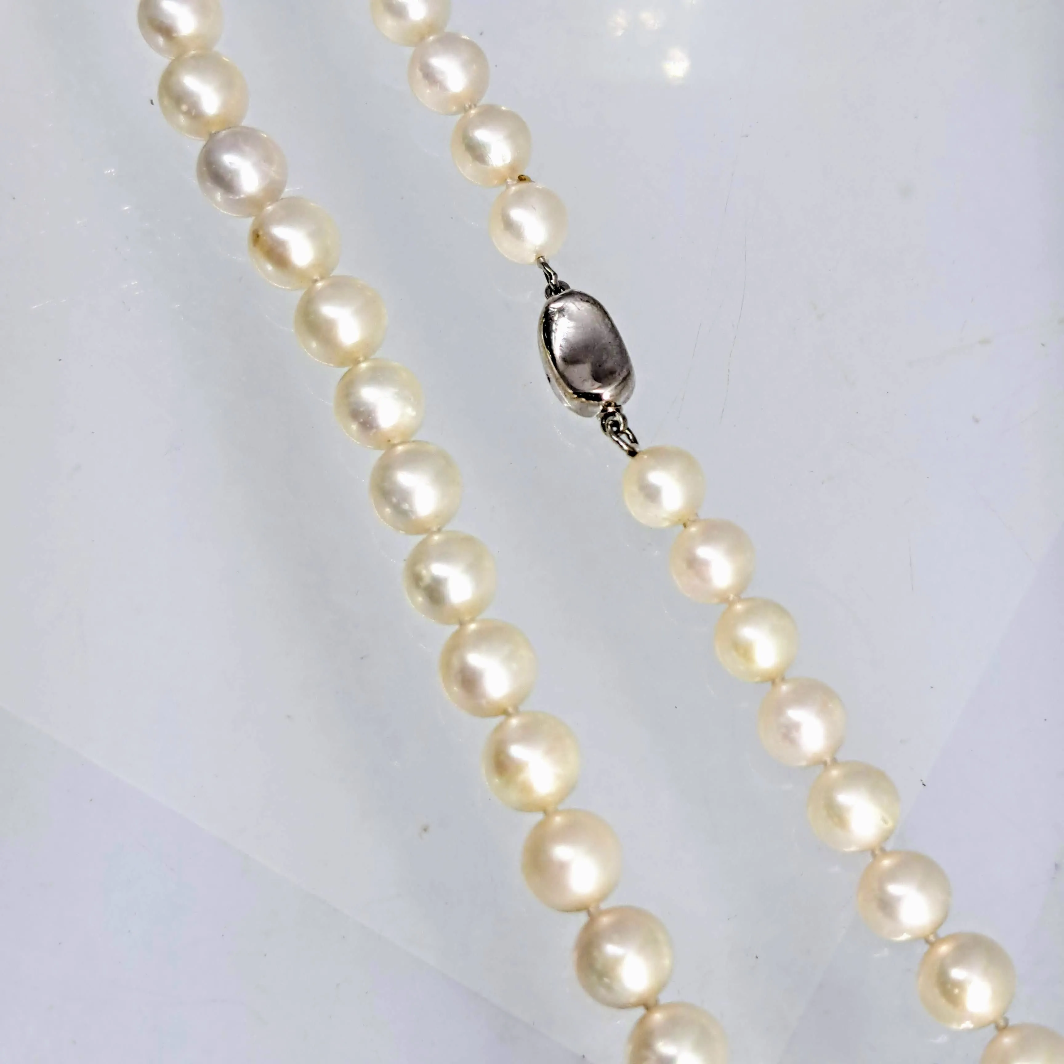 "Magical Medallion" Pendant Necklace - Pearls, Swarovski, Leather, Sterling