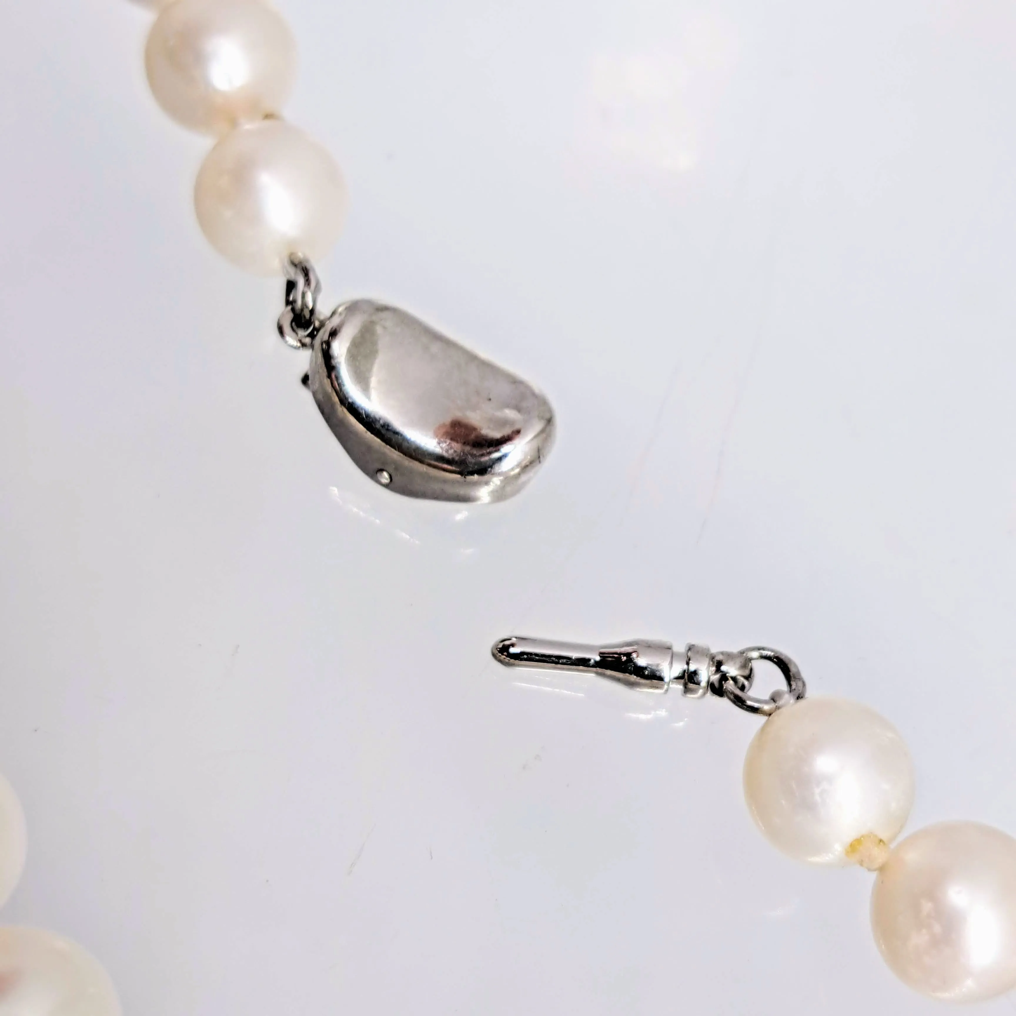 "Magical Medallion" Pendant Necklace - Pearls, Swarovski, Leather, Sterling
