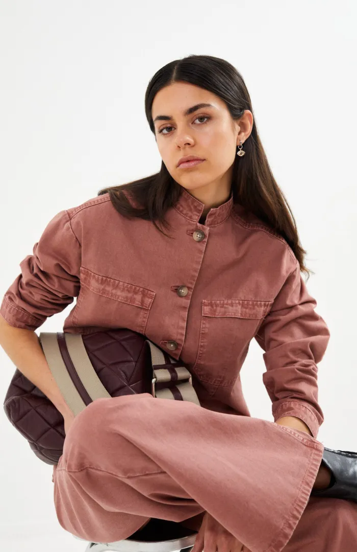 Rabens Saloner Burgundy Sigi Bag