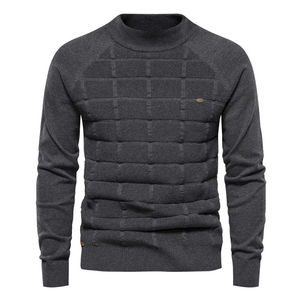 Raffaele Quilted Cozy Knit Sweater