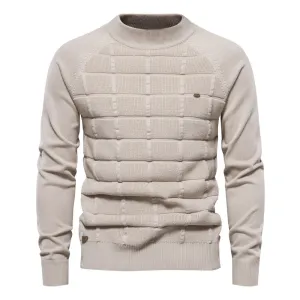 Raffaele Quilted Cozy Knit Sweater