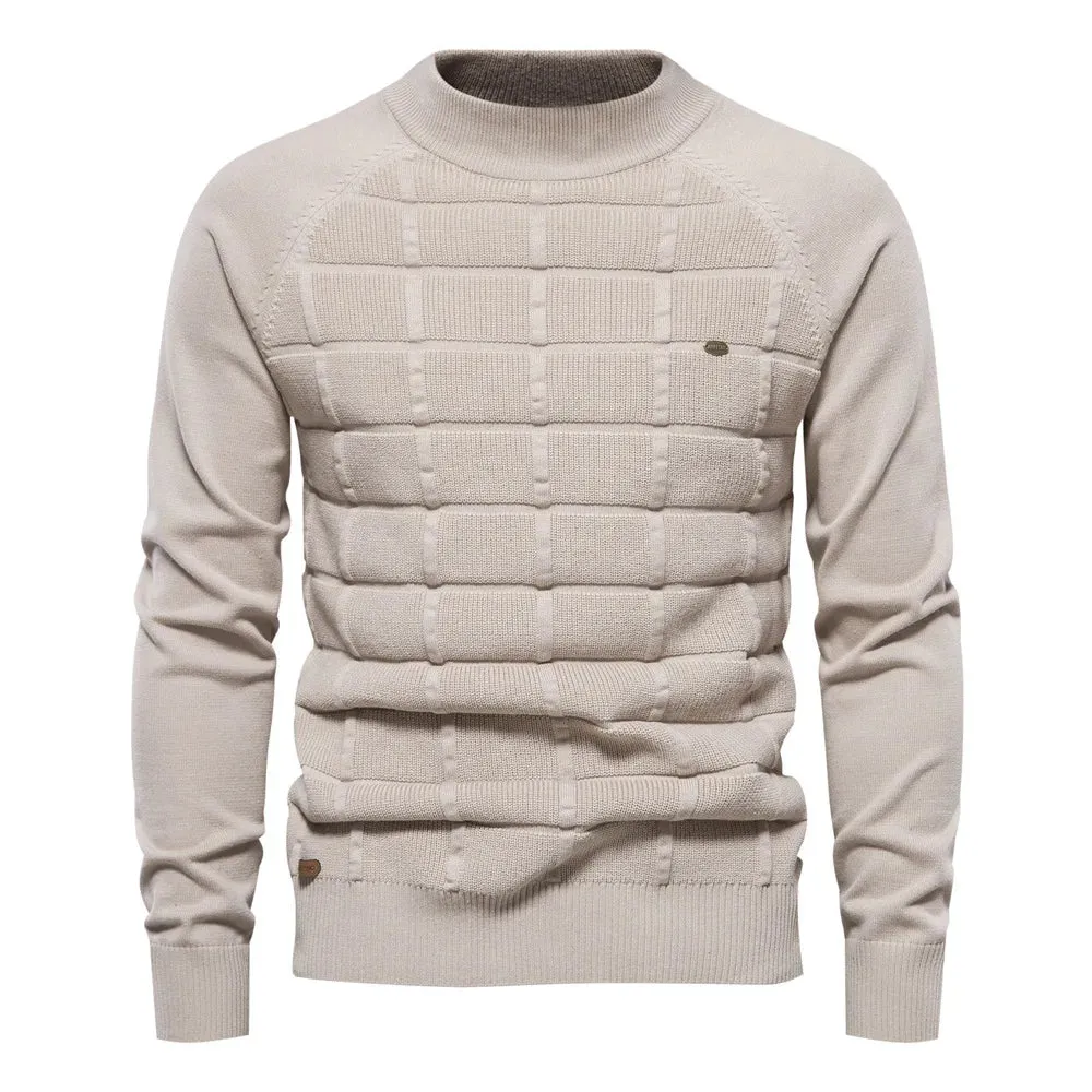 Raffaele Quilted Cozy Knit Sweater