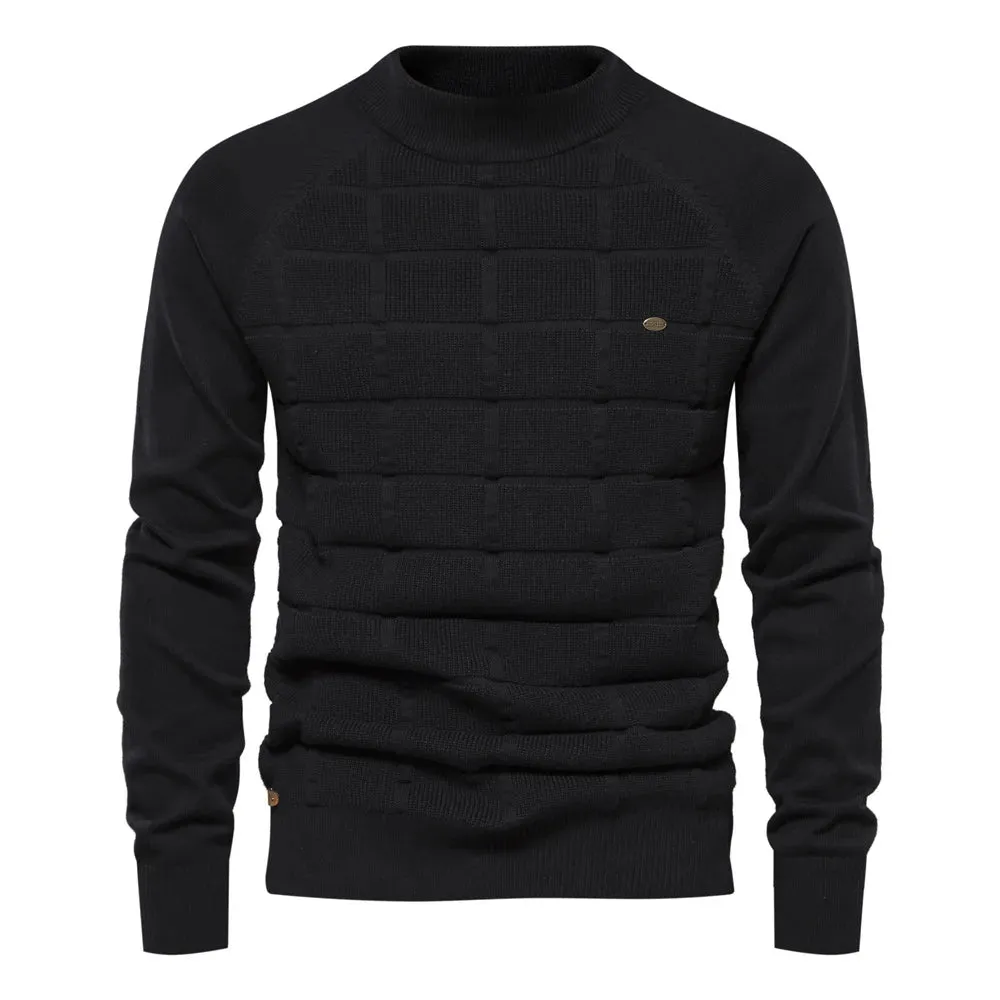 Raffaele Quilted Cozy Knit Sweater