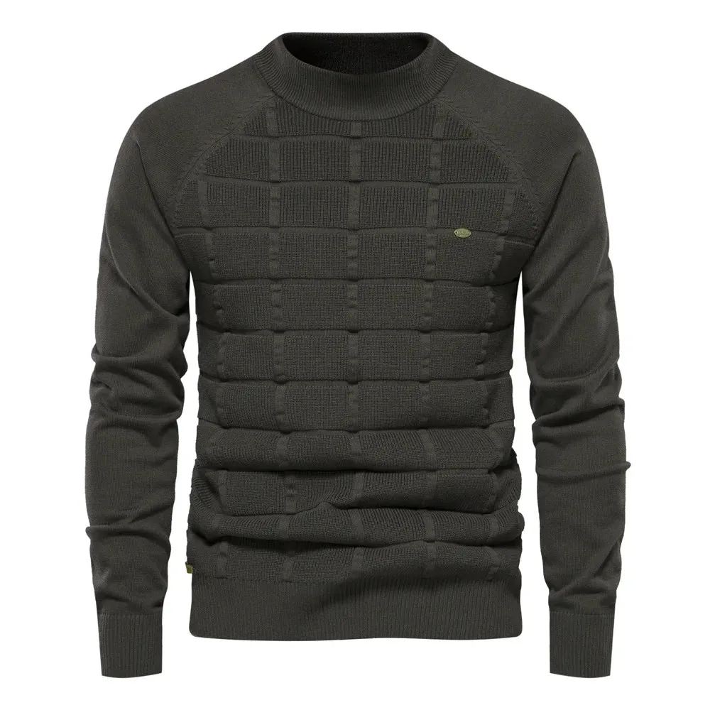 Raffaele Quilted Cozy Knit Sweater