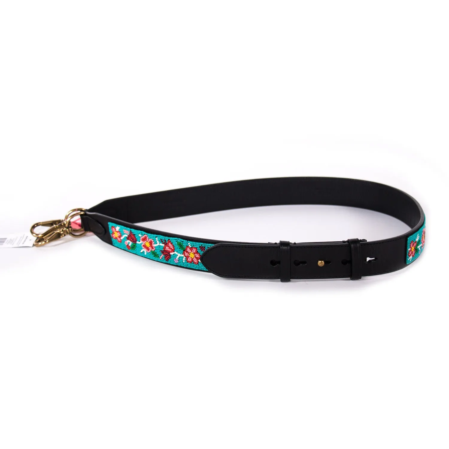 Ralph Lauren Beaded Floral Embellished Shoulder Strap