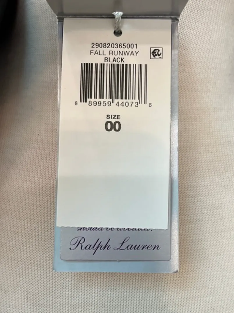 Ralph Lauren Purple Label Leather Quilted Blazer or Jacket in Black