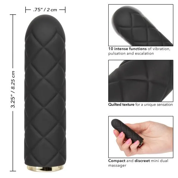 Raven Quilted Seducer - Black