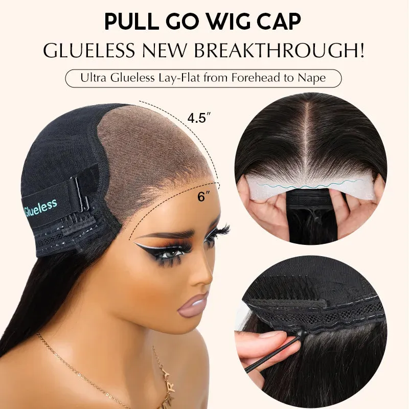 Ready-to-wear Glueless Short Deep Wave HD Transparent Lace Wig With Pre-cut Lace & Pre Plucked Hairline & Bleached Knots