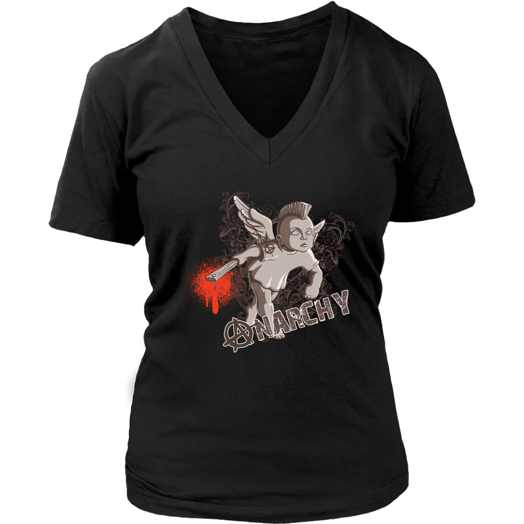 Rebel Angel T-shirt, Baby Angel Shirt, Gift for Rebel, Anarchy Angel T-shirt