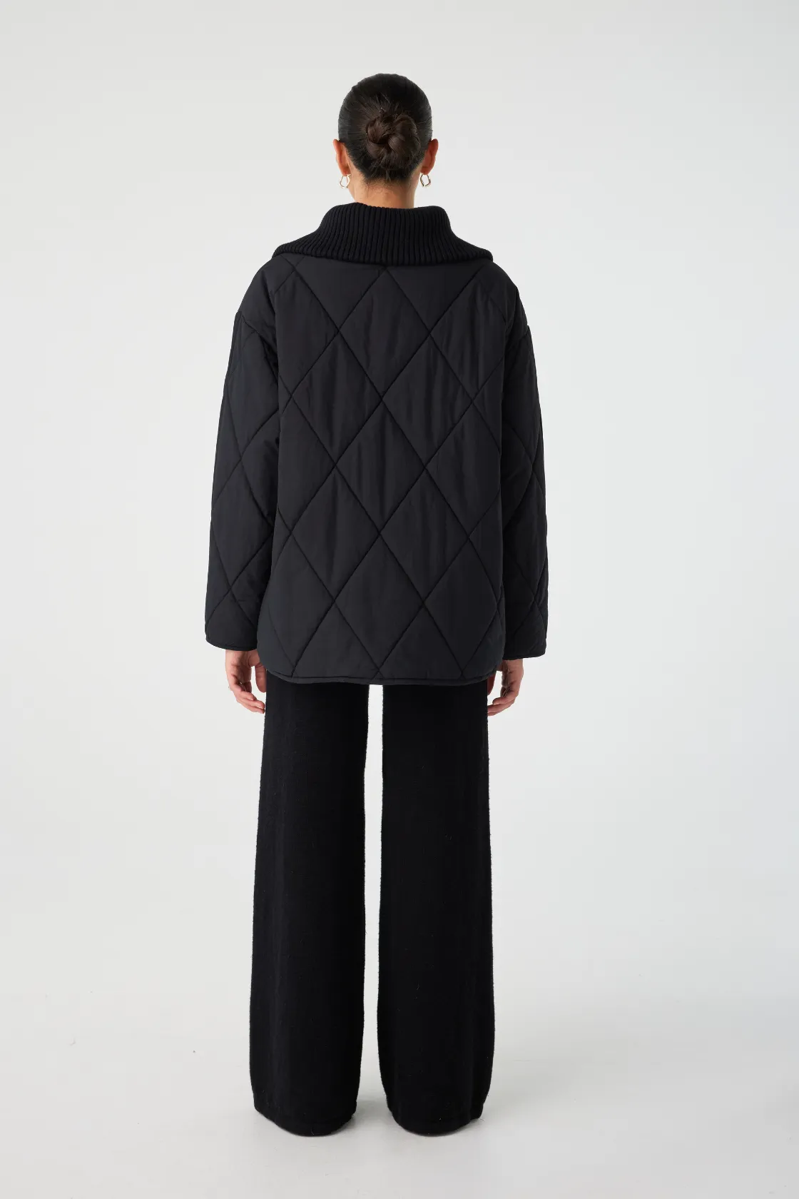 Reece Quilted Jacket - Black