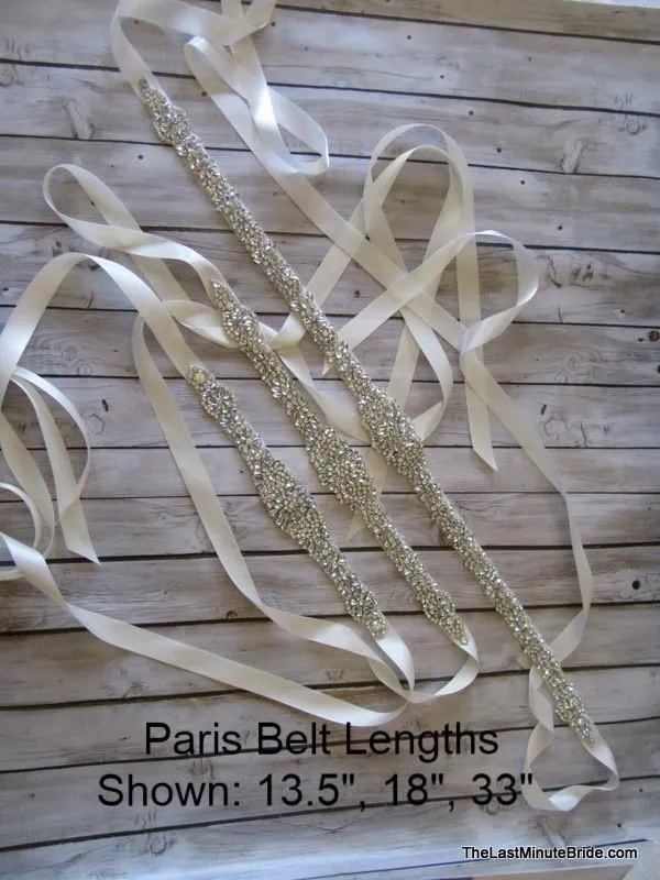 Rhinestone Beaded Belt Style: Paris 33" Long