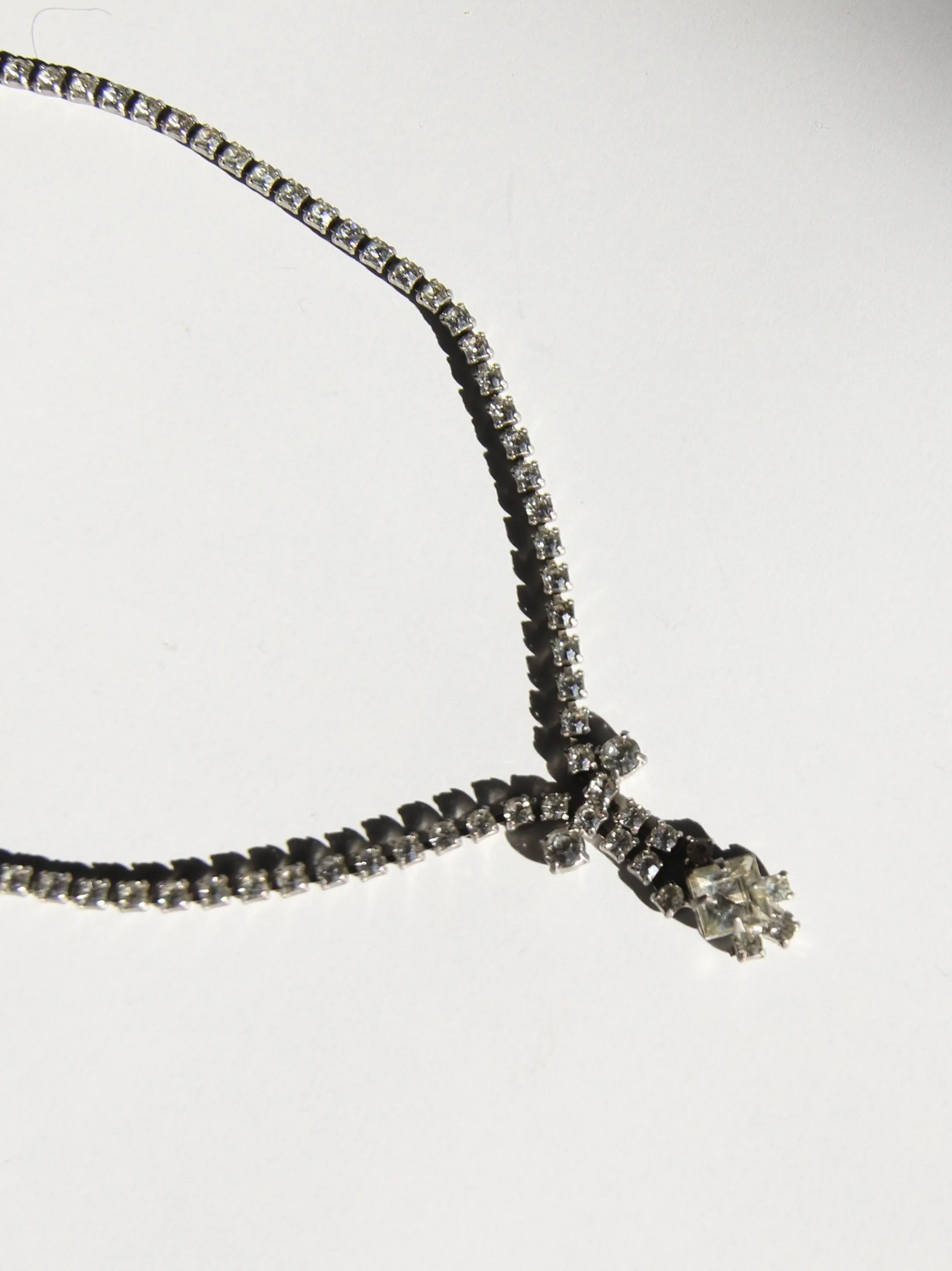 Rhinestone Pendant Necklace