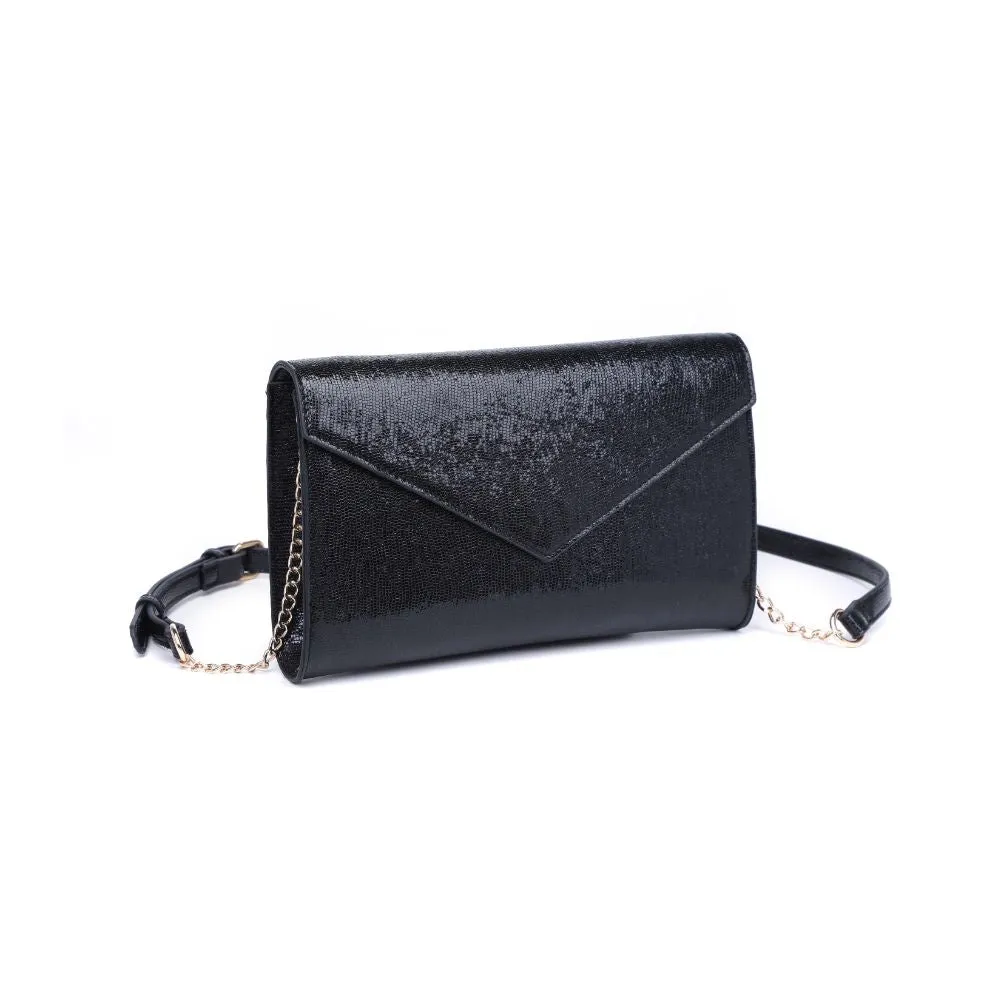 Riva Crossbody Clutch- Black