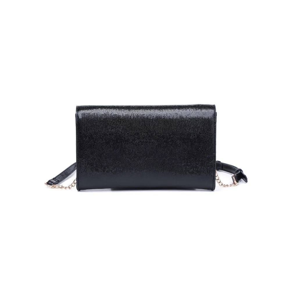 Riva Crossbody Clutch- Black