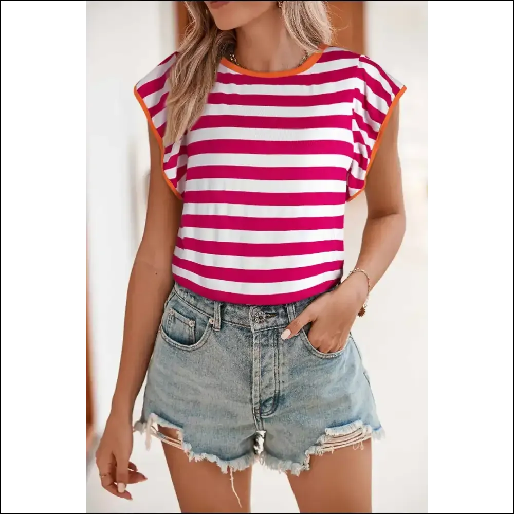 Rose Red Ruffle Sleeve Tee: so Cute it Hurts () 🌹 Needful Things