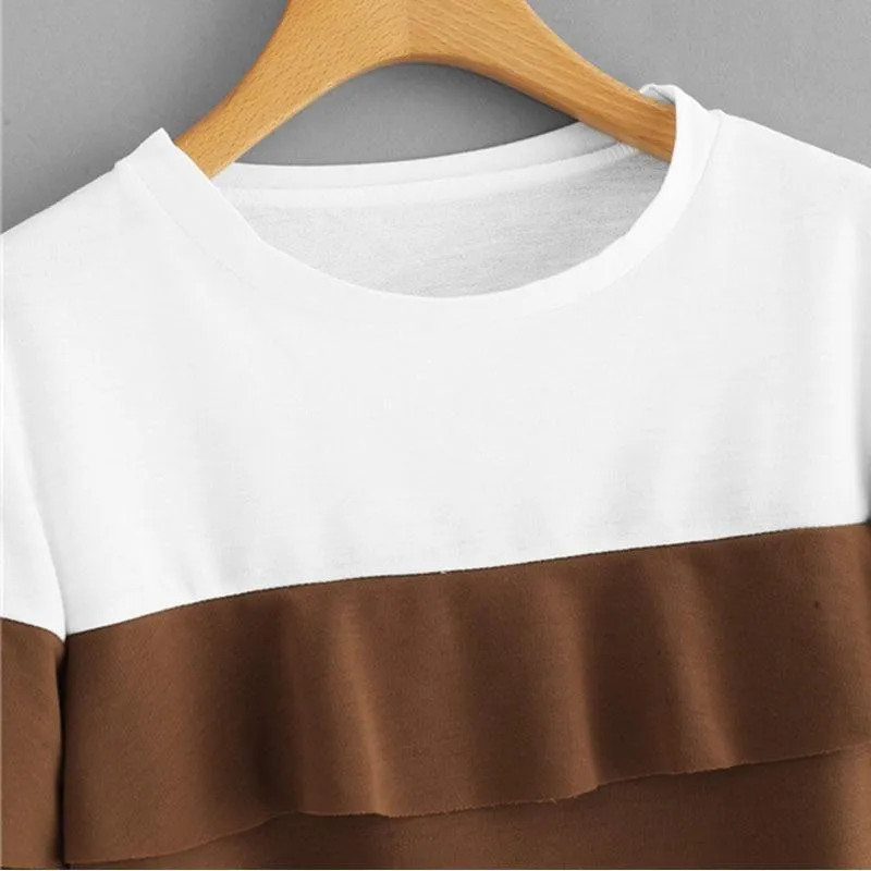 Ruffled Sweatshirt