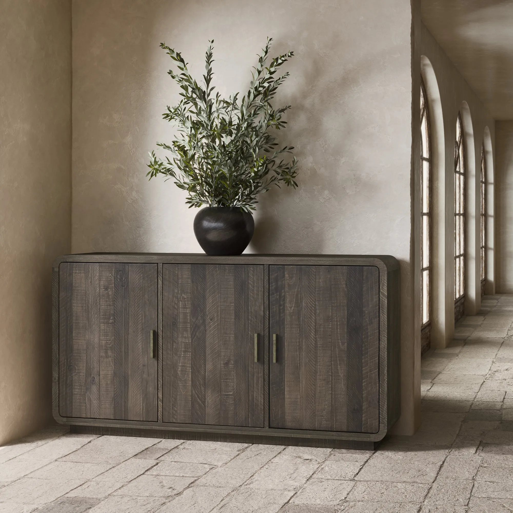Rustic Minimalist Storage Buffet