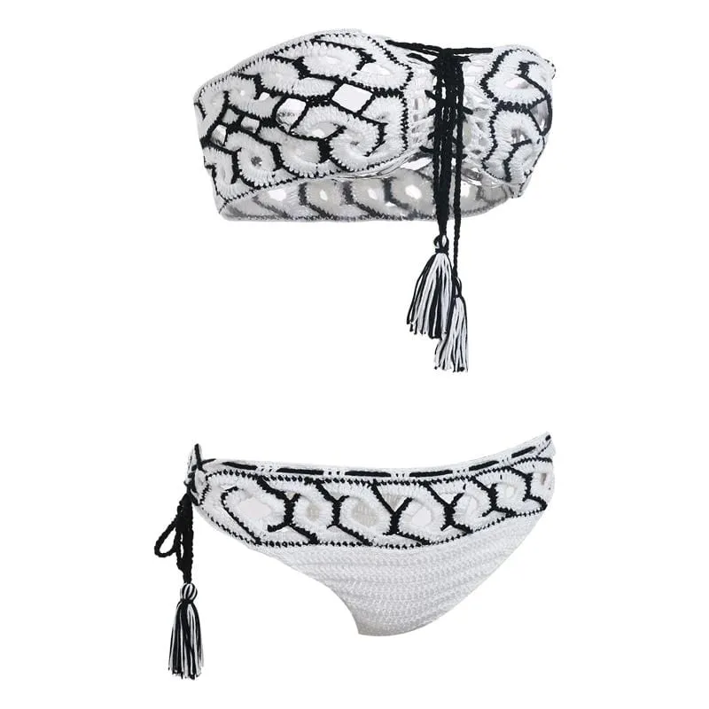 Sabina Handmade Tassel Bikini