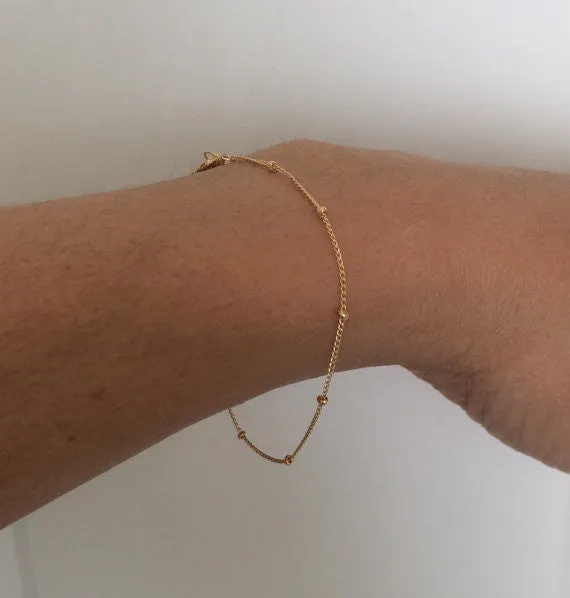 Satellite Chain Layering Bracelet