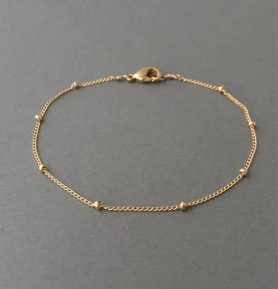 Satellite Chain Layering Bracelet