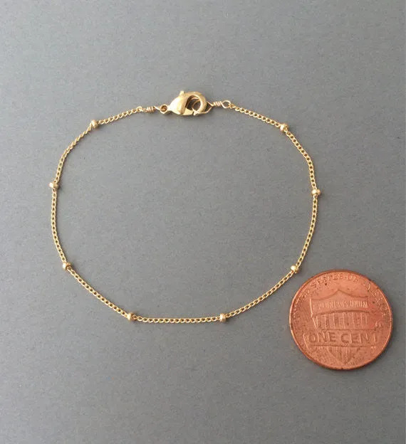 Satellite Chain Layering Bracelet