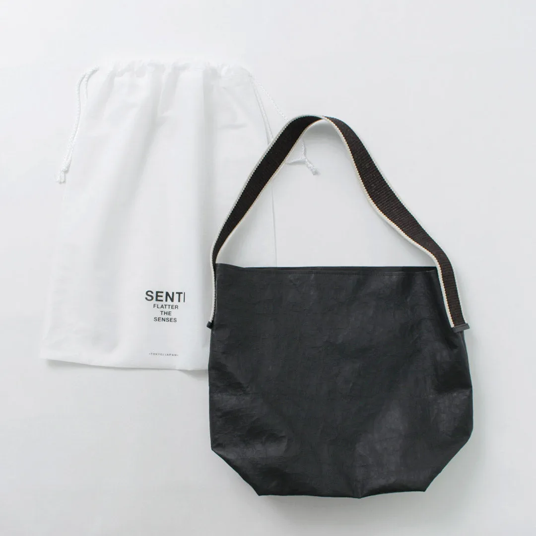 SENTI / Dyneema Leather Box Type Shoulder Bag