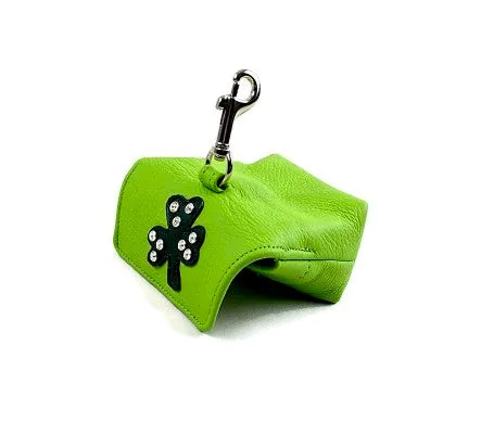 Shamrock Leather Poop Bag Holder