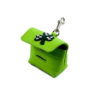 Shamrock Leather Poop Bag Holder
