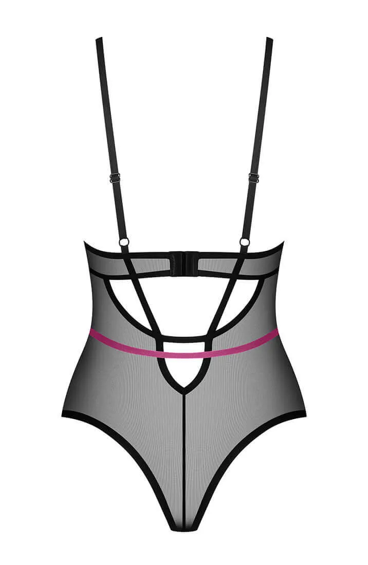 Sheer black lingerie bodysuit - In Love