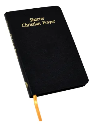 Shorter Christian Prayer (Black Leather)