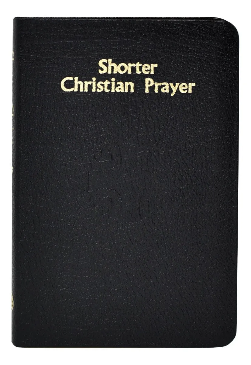 Shorter Christian Prayer (Black Leather)