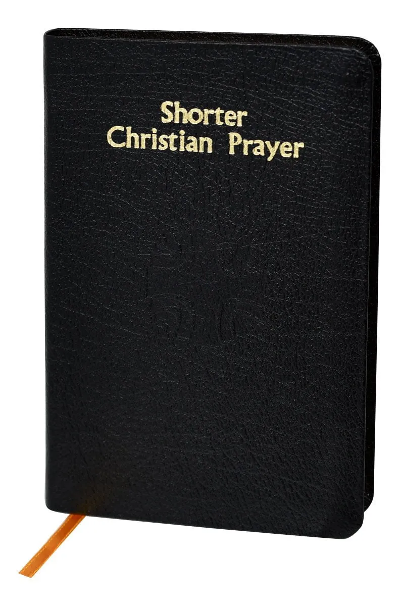 Shorter Christian Prayer (Black Leather)