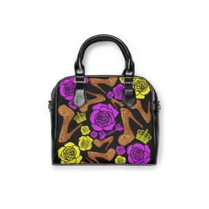 Shoulder Handbag 'Purple Gold'
