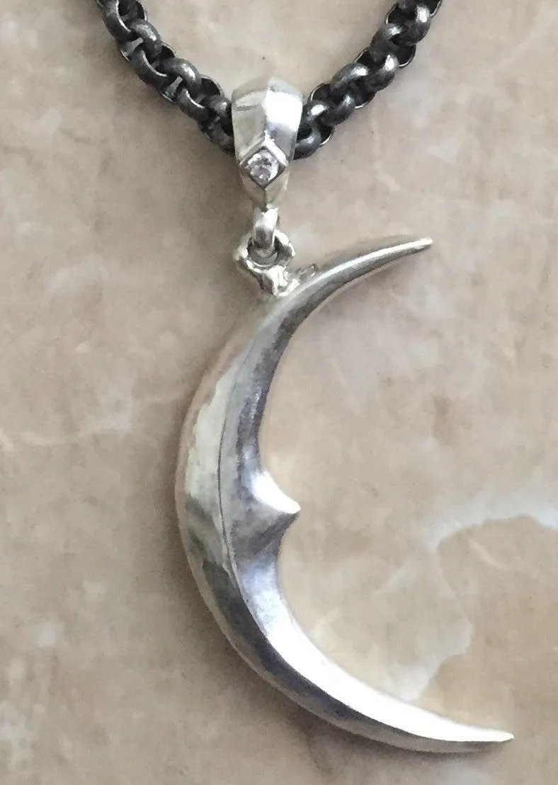 Silver Crescent Moon