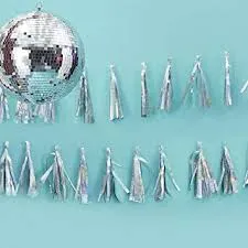 Silver Tassel Garland